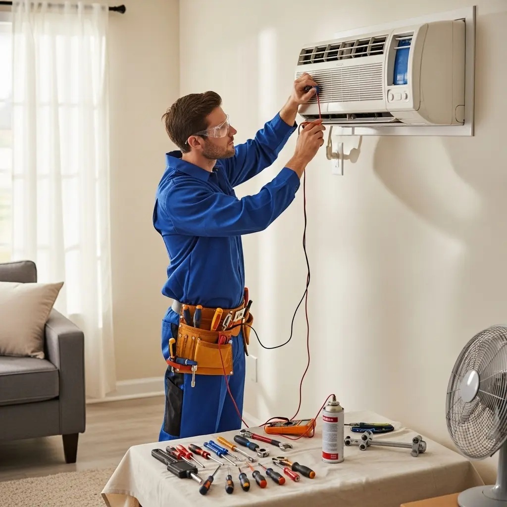 Selendi Daikin Daikin klima gaz dolumu ve bakım – Enerji verimliliği artırıldı. - Teknik servis örneği